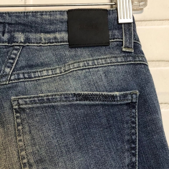 Closed Pedal Star Distressed Skinny Stretch Denim Blue Jeans 25 - Picture 7 of 12